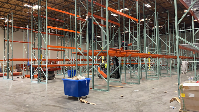 Pallet rack installation services in the Bay Area